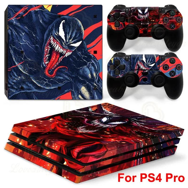 Mar Hero Venom PS4 Pro Ų ƼĿ ȣ ʸ, ÷ ̼ 4 Pro ܼ Ʈѷ ׼,  е Ŀ